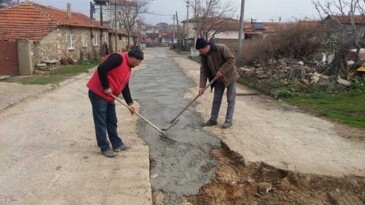 Üsküp Belediyesi Yol Yapım Çalışmalarına Devam Ediyor