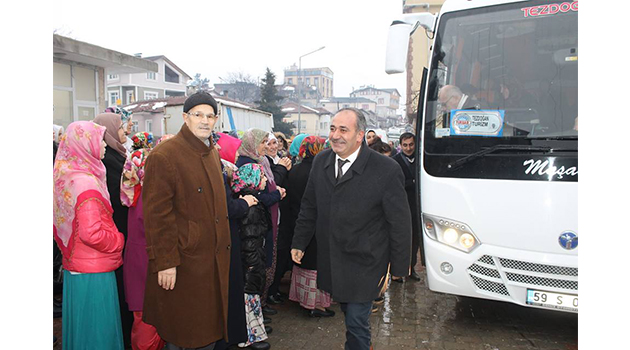 Başkan Yavuz Umre Kafilesini Yolcu Etti.