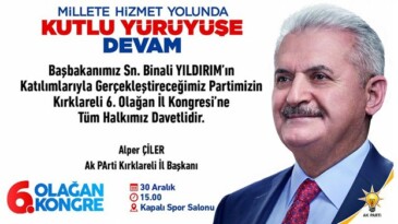 6. Olağan İl Kongresine Davetlisiniz