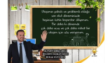 Süzülmüş “Ulaşım; Ucuz ve Sorunsuz Olacak”