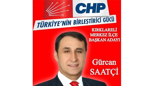 Gürcan Saatçi, CHP Kırklareli Merkez İlçe Başkanlığı Adaylığını Açıkladı