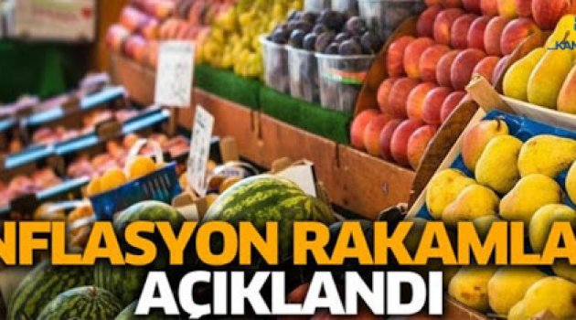 Enflasyon rakamları açıklandı