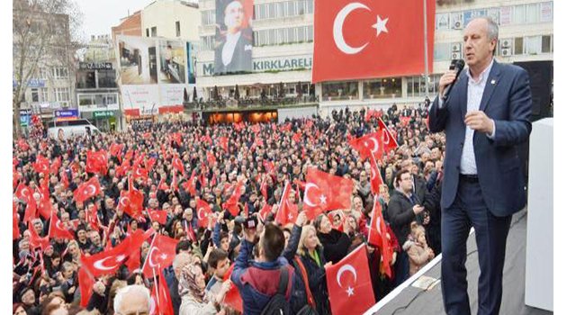 Muharrem İnce “Biz Kuvayi Milliye'nin Partisiyiz”