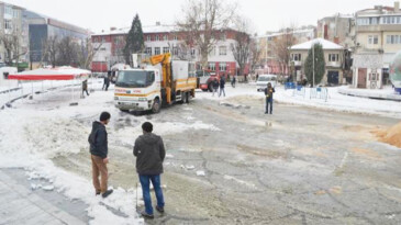 Buz Pisti Çalışmaları Başladı