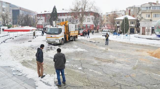 Buz Pisti Çalışmaları Başladı