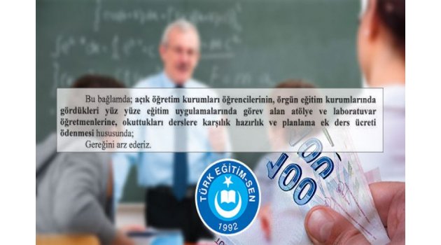 “Açık Öğretim Eğitmenlerine Ücret Ödenmeli”