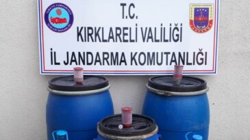 450 Litre Kaçak Alkol Ele Geçirildi