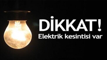 Babaeski'de Elektrik Kesintisi Yaşanacak