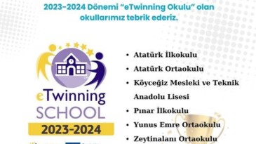 Köyceğiz’de 6 okul eTwinning okulu seçildi