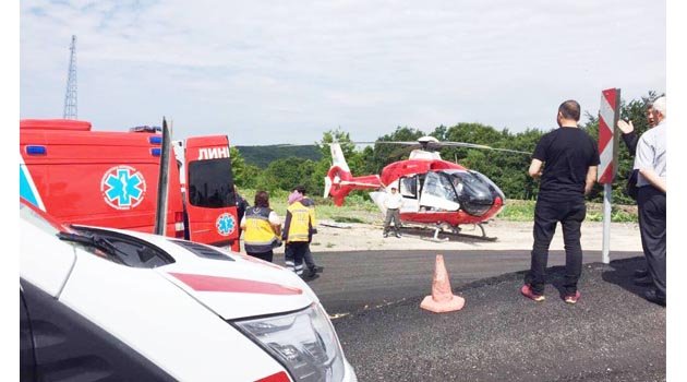 Bulgaristan'da yaralanan Türk, hava ambulansıyla İstanbul'a nakledildi