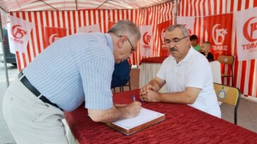 15 Temmuz Demokrasi ve Milli Birlik Gününde Anı Defteri Açıldı