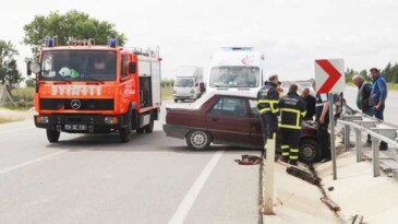 Kırklareli'de trafik kazası: 1 yaralı