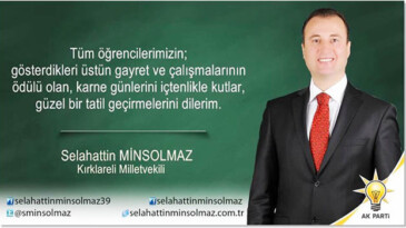 MİNSOLMAZ ‘’ TATİL SİZİN HAKKINIZ  ’’