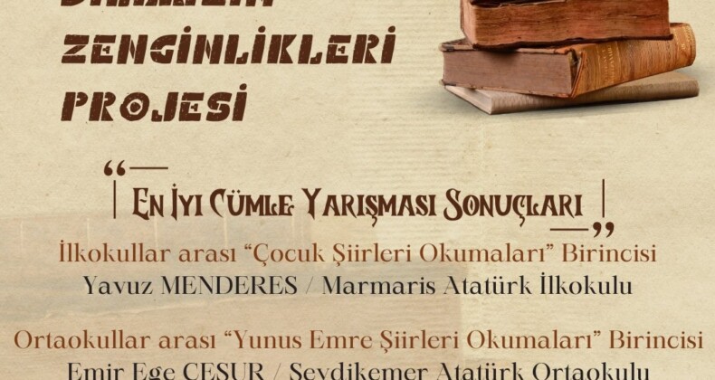 Köyceğizli Mamadova, Liselerde Safahat okumaları yarışmasında birinci oldu