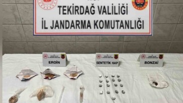 Tekirdağ’da uyuşturucu operasyonu: 3 gözaltı