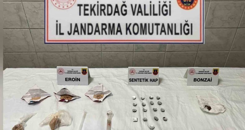 Tekirdağ’da uyuşturucu operasyonu: 3 gözaltı