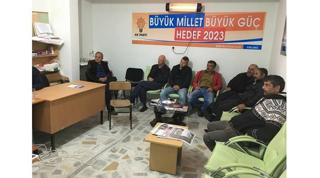 Üsküp Ak Parti Belde Başkanlığı’nın İstişare Toplantısı Yapıldı