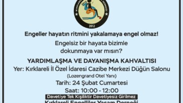 Yardımlaşma ve Dayanışma Kahvaltısı Düzenlenecek