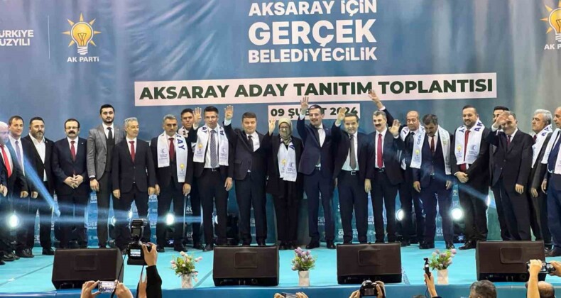 AK Parti Aksaray ilçe ve belde belediye başkan adayları tanıtıldı