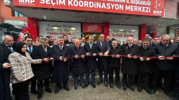 MHP seçim koordinasyon merkezi açıldı