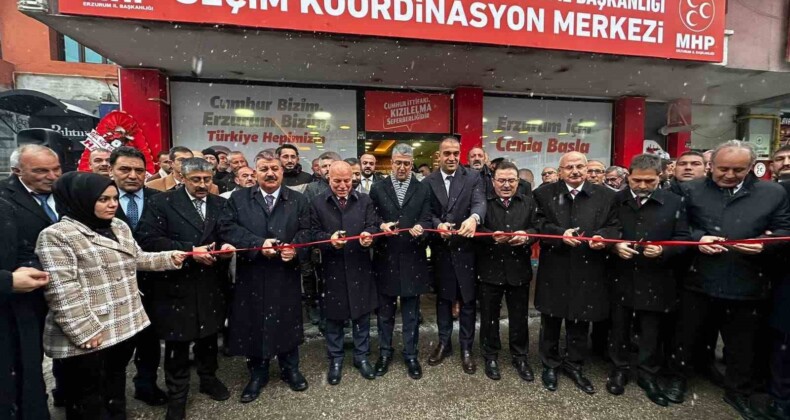 MHP seçim koordinasyon merkezi açıldı