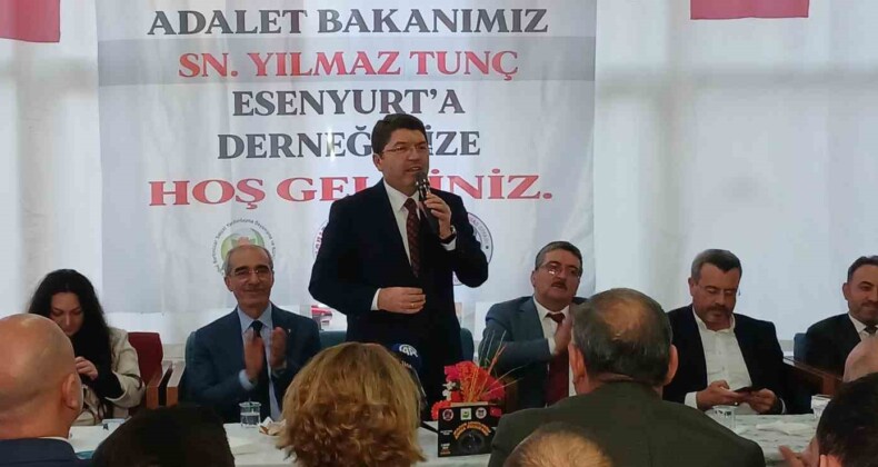 Bakan Tunç: “Esenyurt’ta, tüm adliyeleri tek çatı altında toplayabilecek arsamızı tahsis ettirdik”