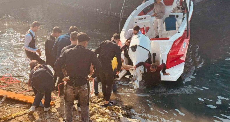 Fırat Nehri’ne atlayan kadını vatandaşlar kurtardı