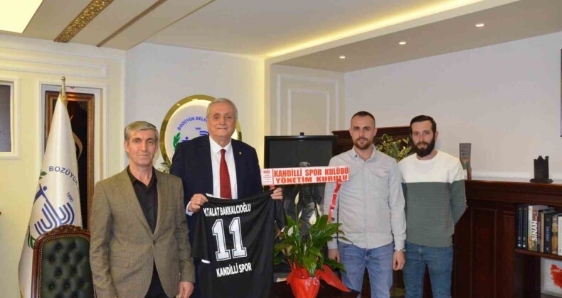 Başkan Bakkalcıoğlu’na Kandilli Spor’dan ziyaret