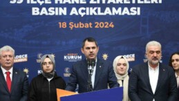 Murat Kurum: “Mevcut İBB yönetiminin milletimize sunacakları bir projeleri yok”