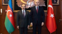 TBMM Başkanı Kurtulmuş, Türkiye’nin Bakü Büyükelçiliğini ziyaret etti