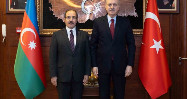 TBMM Başkanı Kurtulmuş, Türkiye’nin Bakü Büyükelçiliğini ziyaret etti