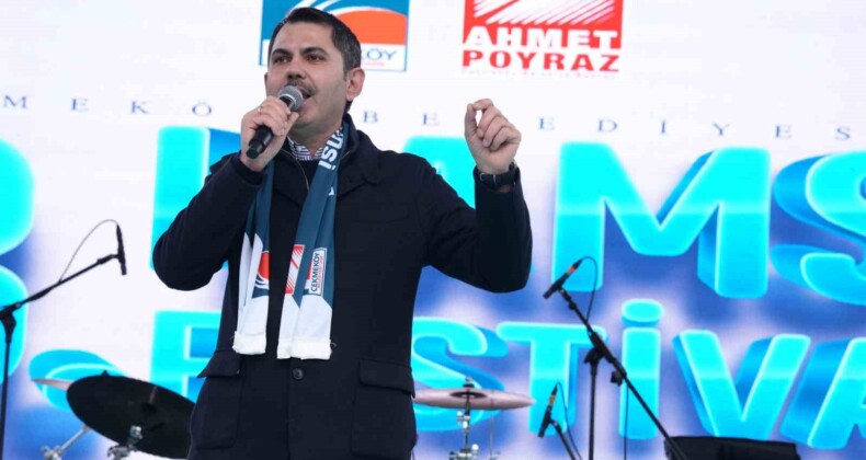 Murat Kurum: "1 Nisan’da ilk iş olarak CHP’li İBB yönetiminin hafriyat döküp kapattığı metro hattını süratle başlatacağız"