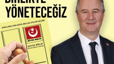 ‘’Kırklareli İçin Birlikteyiz’’