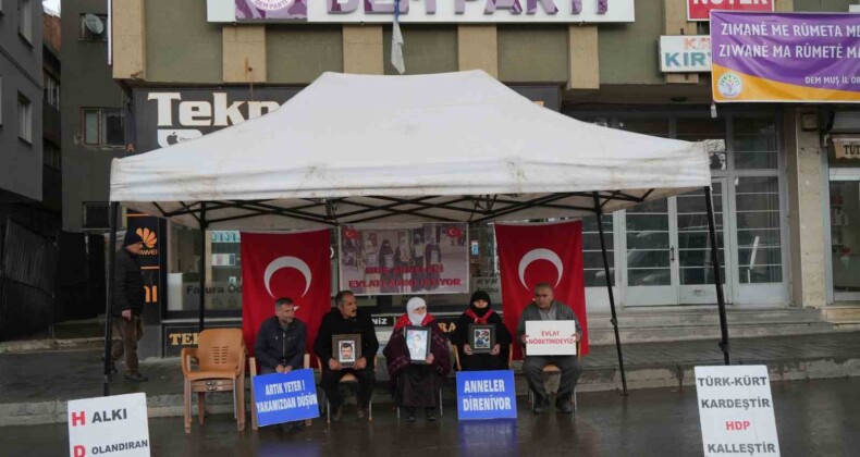 Terör mağduru ailelerin evlat çığlığı Muş’ta yükseldi